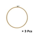 thumbnail image 1 of HLONK Embroidery Hoop Comfortable Touch Cross Stitch Flexible Adjustment Cross Stitch 3.15 In, 1 of 3