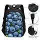 thumbnail image 3 of Fotbe Fresh Blueberries Mochila con Estampado y Puerto USB para Hombre y Mujer, Mochila Antirrobo, Mochila de Viaje, Mochila Escolar, Mochila Universitaria, 3 of 7