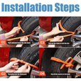 thumbnail image 5 of 20pcs Reusable Anti Snow Chains Of Caruniversal Adjustable Emergency Portable Snow Tire Chains For Car Suv Pickup Trucks Car Snow Chains Non-slip Cabl, 5 of 5