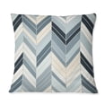 thumbnail image 3 of Designart "Monochrome Herringbone" Chevron Printed Throw Pillow, 3 of 5