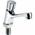 thumbnail image 1 of Stylish Silver Sink Tap, Self-Closing Faucet That Promotes Water Conservation For Your Bathroom Or Kitchen, Merging Fashion And Function, 1 of 5