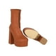 thumbnail image 5 of Botín De Plataforma Alta Inspo Versace Lycra Piel Sintético Camel Para Mujer Platonia  MAFER-02-CAMEL, 5 of 8