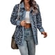 thumbnail image 1 of Lucakuins, chaquetas salvajes a la moda para mujer, estampado de leopardo, cuello vuelto, abrigo de manga larga con botones, ropa de abrigo informal para primavera y otoño Lucakuins moda, 1 of 7