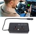 thumbnail image 1 of Car Inverter Converter, 2 USB Ports 200W Car Power Inverter 2 AC Outlets Stable ABS 2 Type C Ports  for Road Trips, 1 of 7