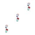 thumbnail image 3 of Jumpingount 2 pares de guantes para niños con dedos completos de dibujos animados para niños pequeños deportes al aire libre ciclismo montar Type1 NO1, 3 of 6