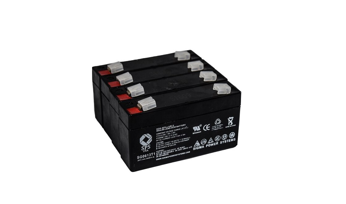 SPS Brand 6V 1.3 Ah (Terminal T1) Replacement battery for ELK Batteries