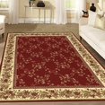 thumbnail image 2 of Radici 1590-1002-RED 5 ft.5 x 7 ft.7 Como Rug - Red, 2 of 3