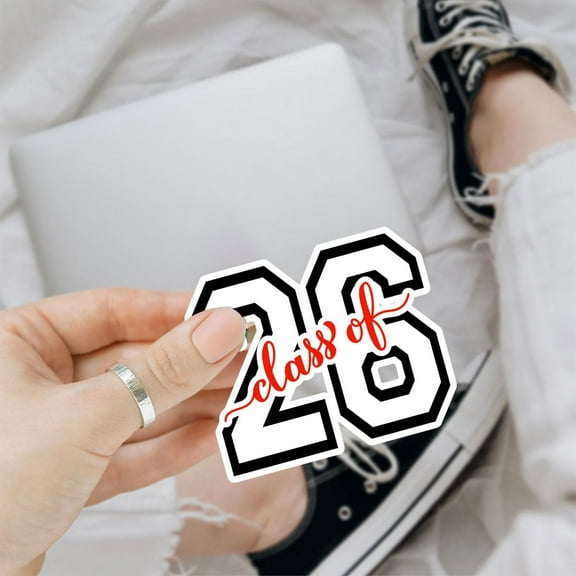 3 Pcs Class of 2026 Stickers, Class of 2026 Decorations, Graduation 2026, 2026 Senior- Stickers for Laptop Water Bottle Phone Car Window Helmet Vinyl Stickers 3 Inches