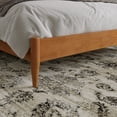 thumbnail image 4 of AFI Berkshire Queen Solid Wood Low Profile Platform Bed, Light Toffee, 4 of 9