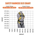 thumbnail image 6 of KFFKFF Safety Harness with Padding Full Body Harness & Quick Connect Buckles (S), 6 of 9
