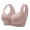 Pink, variant on Women's Post- Wire-Free Bra - Front Hook Closure, Racerback Support, Mesh Lining for Comfort/Daily Use