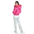 thumbnail image 3 of Chamarra con capucha desmontable Roman Fashion /Juvenil, 8026 (Fiusha) fucsia CH, 3 of 5