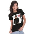 thumbnail image 3 of Michael Jackson Bad Album Cover Womens Slim Fit Graphic Tee Brisco Brands S, 3 of 5