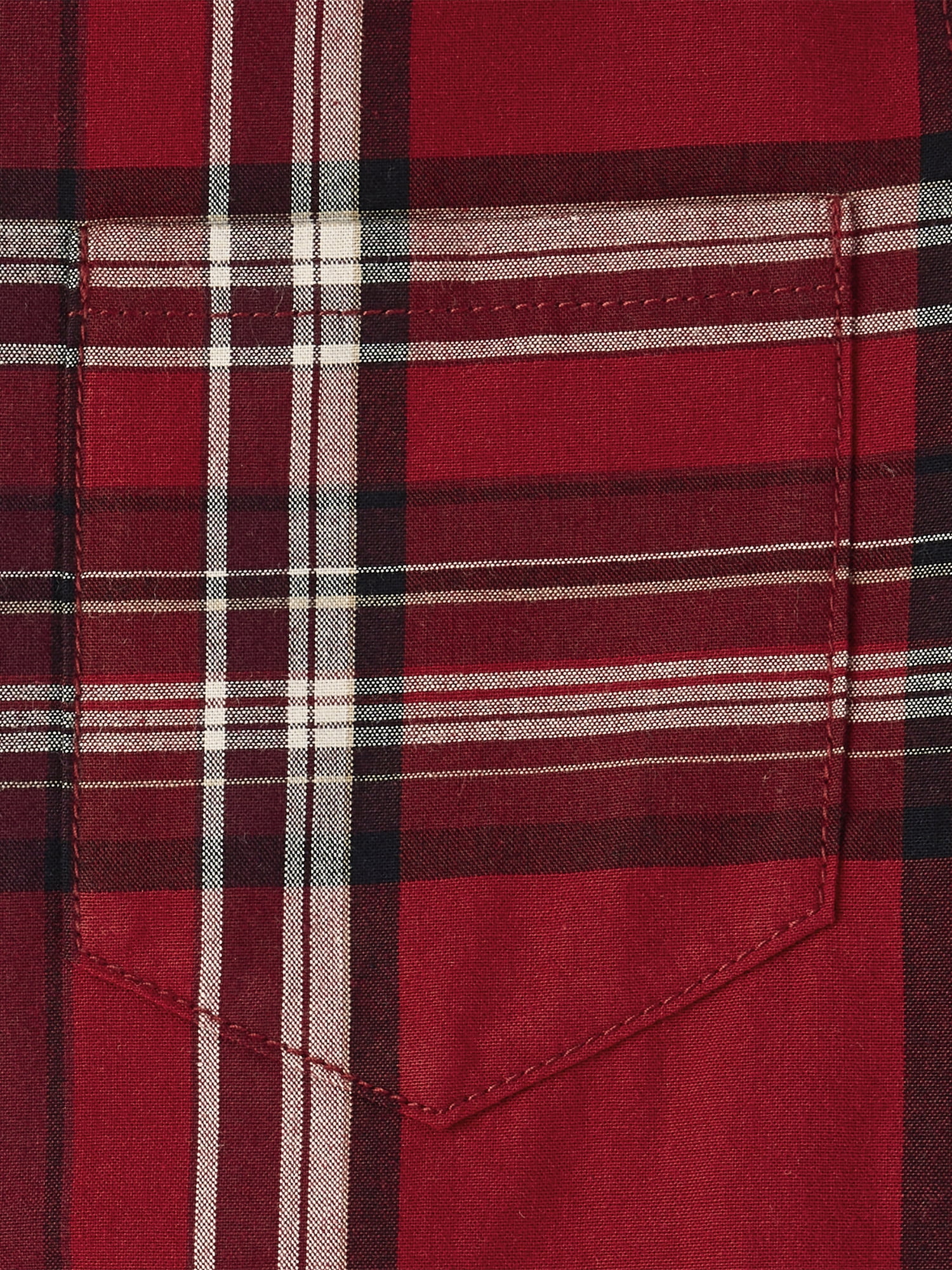 The Children's Place Boys Long Sleeve Plaid Poplin Button Up Shirt, Sizes S-XXL