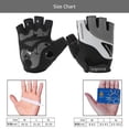 thumbnail image 6 of Men Women Cycling Gloves,Bicycle Half Finger Gloves Anti-Slip Shock-Absorbing Mountain Bike Glove for Riding Outdoor Sports, 6 of 6