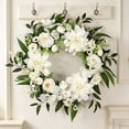 thumbnail image 5 of Artificial Wreath for Home Decor - Spring & Summer Floral Door Wreath, Waterproof, Sunproof, Lifelike, Easy Maintenance for Front Door, Wall, or Party Decoration, 5 of 5