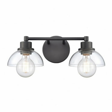 Elk Home 16-Inch Wide Julian Vanity Light, Transitional, Matte Black