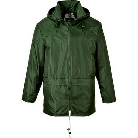 Portwest US440 Classic Rain Jacket, Olive, 5XL (Best Waterproof Work Jacket)