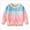 Multicolour, variant on WXFAZCVU Girls Sweater Cardigan Color Block Long Sleeve Knitted Cute Top Casual Outerwear Size 7-8 Years