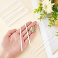 thumbnail image 3 of 8Pcs Ceramic Jewelry Hanging Burning Bracket Kiln Tool Hanging Burning Rod for Porcelain Beads Pendants White 102x3mm DIY, 3 of 6