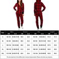 thumbnail image 3 of Mameluco con estampado de manga larga para mujer Ropa de dormir cómoda con estampado navideño Ropa de estar informal, 3 of 9