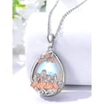 thumbnail image 4 of Dorunmo Mother Daughter Necklace 925 Sterling Silver Daughter Necklace from Mom Moonstone Jewelry for Mom, 4 of 10