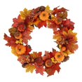 thumbnail image 1 of Guirnalda de oto?o de Halloween Calabaza Puerta de bayas Cosecha colgante Círculo de ratán Guirnalda de acción de gracias, 1 of 2