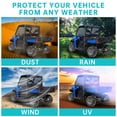 thumbnail image 3 of Kojem Smoke Rear Windshield for 2013-2023 Polaris Ranger XP 900 1000 CREW XP 570 Tinted, 3 of 12