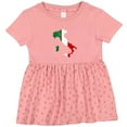 thumbnail image 3 of Inktastic Italian Map Flag Girls Baby Dress, 3 of 5