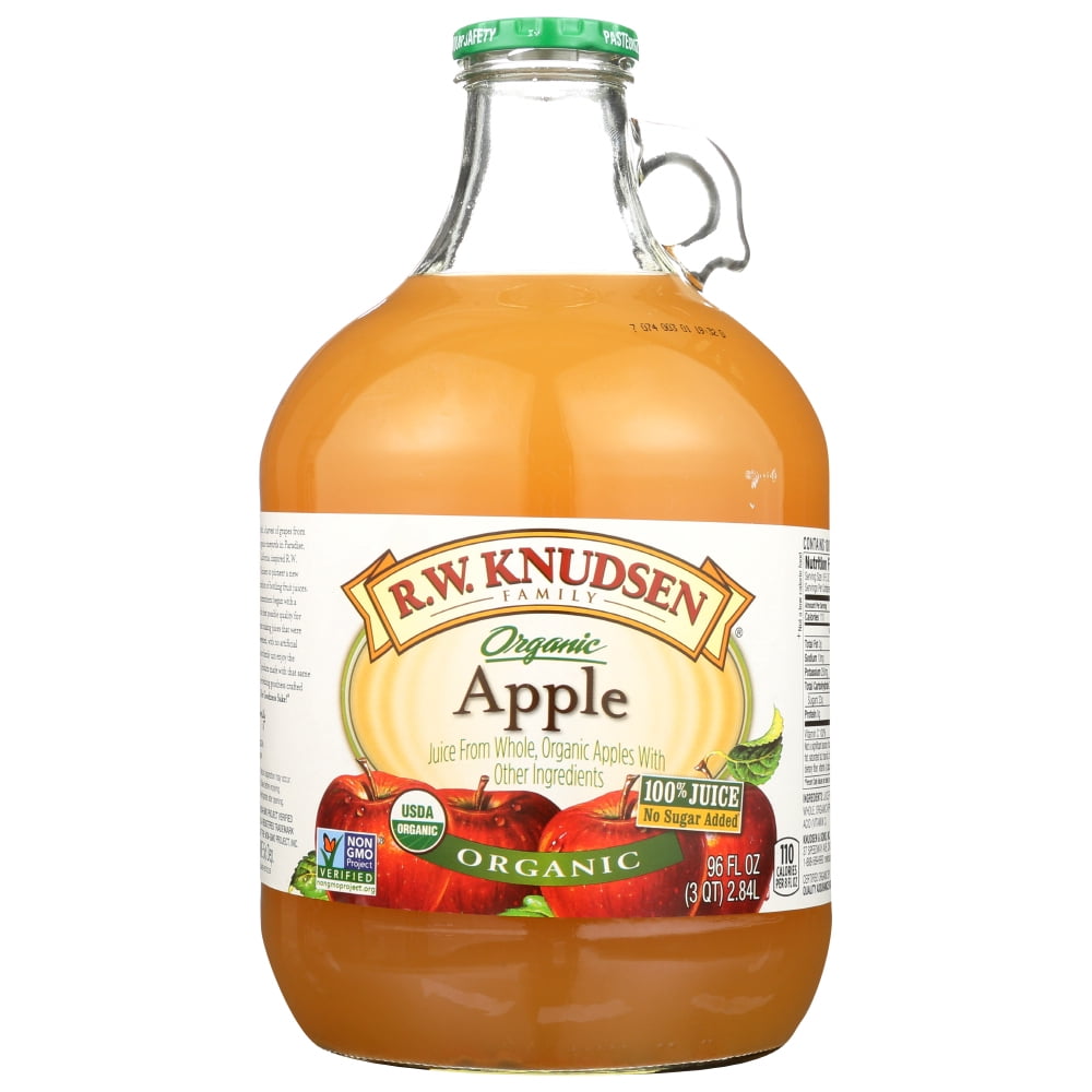 R.W. Knudsen Organic Juice Apple, 96 Fl Oz