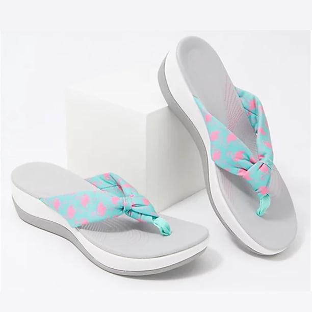 Chanclas Verano Nuevo estilo Zapatillas de mujer informales de suela blanda de suela gruesa Wmkox8yii hj789