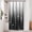 Black, variant on Ombre Black Fabric Shower Curtain for Bathroom Decor Black and White Striped Modern Bath Shower Curtains Set with 6 Hooks 36x72 Inch Washable