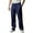 Navy, variant on Mens Gym Pants Elastic Waist Drawstring Pants Casual Athletic Running Workout Pants