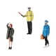 thumbnail image 5 of 3 piezas 1:32 Figuras de personas Escultura de personas pequeñas Juego de simulación Juguetes Diorama pintado Estilo B, 5 of 8