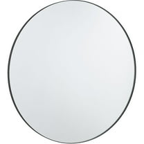 10-42-59-Quorum Lighting-Round Mirror-42 Inches Tall and 42 Inches Wide-Matte Black Finish