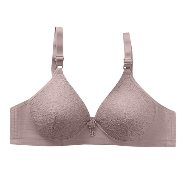 ManxiVoo Plus Size Wireless T Shirt Bra Full Coverage Minimizer Comfort Support for Women Adjustable Fit M Size Light Ashy