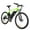 Green, variant on ZNH Electric Bike Peak 500w Electric Mountain Bike 21-Speed Shifter Adult Ebike 26'' Electric Bicycle for Men Women 36V/10Ah Battery , UL2849,Black