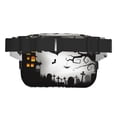 thumbnail image 3 of Fotbe Happy Halloween 1 Cangurera Cuadrada con Estampado de Doble Capa, Bolsa de Cintura Ajustable Mini para Hombres y Mujeres, 3 of 9