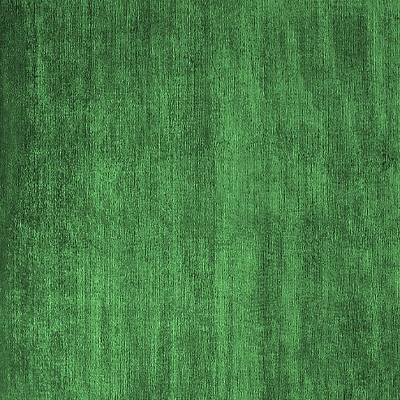 Ahgly Company Indoor Square Oriental Emerald Green Industrial Area Rugs, 7' Square