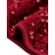 thumbnail image 5 of INSPIRAR CHIC Top sin mangas de lentejuelas para mujeres, blusa corta de cuello redondo, brillante y chispeante, para fiestas y salidas nocturnas, color rojo M, 5 of 6