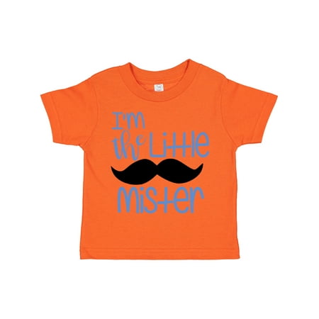 

Inktastic I m the Little Mister with Mustache Gift Toddler Boy Girl T-Shirt