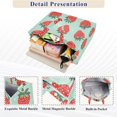 thumbnail image 3 of FORMRS Womens Corduroy Tote Bag Crossbody Shoulder Handbag with Pocket, Red Strawberry, 3 of 7