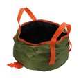 thumbnail image 4 of Seau Pliable, Polyester Léger Multi-Usage Résistant à l'Usure Seau d'Eau Pliable pour Pêche Vert Armée, Noir Vert, Orange, Bleu, Camouflage, 4 of 7