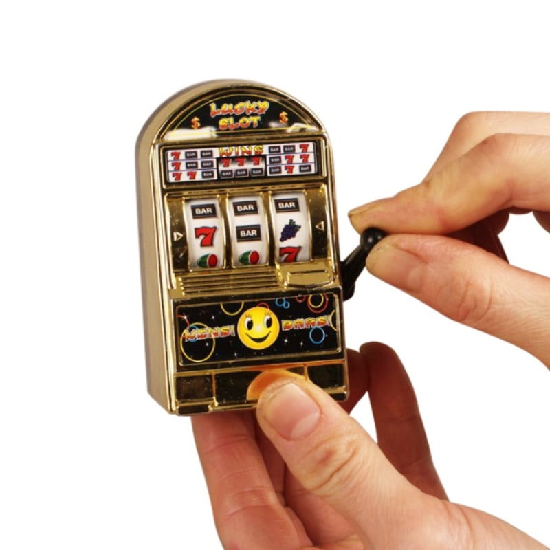 Mini Casino Jackpot Fruit Slot Machine Money Box Game Toy For Kids Adult D F8H0