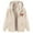 C-White, variant on Women's Trendy Plus Size Zipper Fuzzy Drawstring Hoodie Thicken Fleece Liner Comfy Solid Colored Long Sleeve Casual Loose Warm Jacket Coat