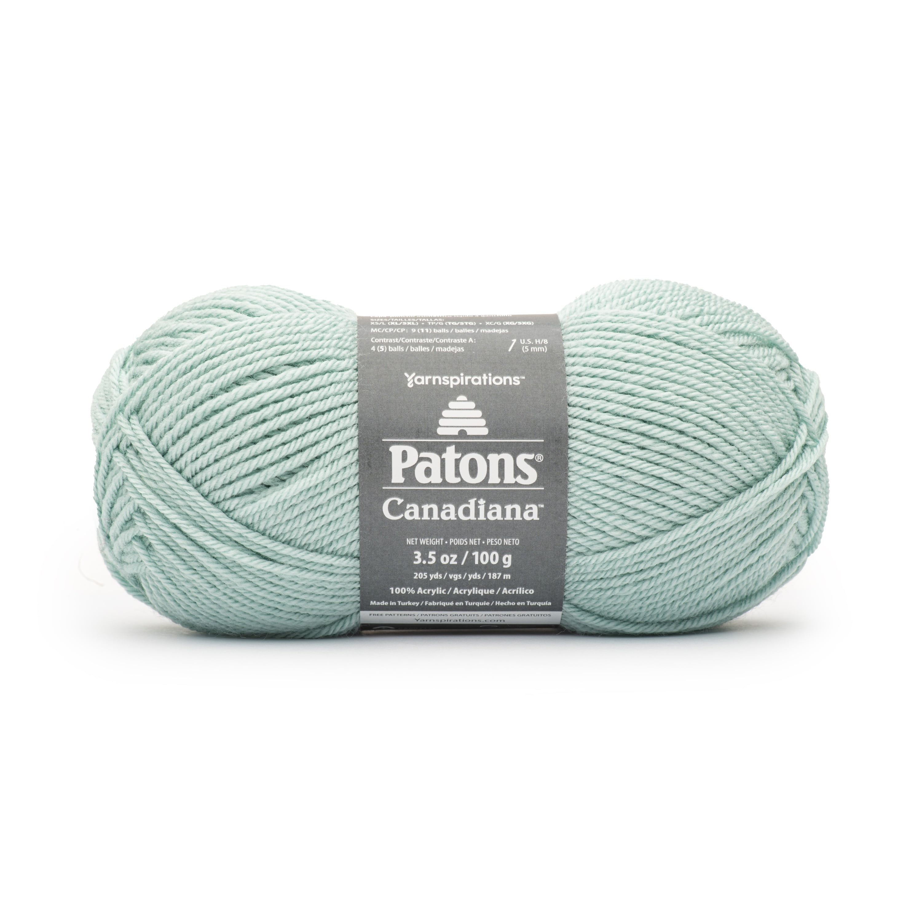 Spinrite Patons Canadiana Yarn SolidsSea Glass
