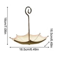 thumbnail image 2 of Upside Down Umbrella Bird Feeder,Hanging Garden Wild Bird Feeder,Outdoor Yard Seed Dispenser, 2 of 6