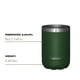 thumbnail image 3 of Vaso Scanpan TO GO de acero inoxidable, 350 ml, color verde bosque, 3 of 6