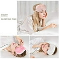 thumbnail image 3 of 4-Pack New Faux Fur Eye Mask Soft Plush Nap Eyeshade Sleeping Blindfold Satin Back, 3 of 7