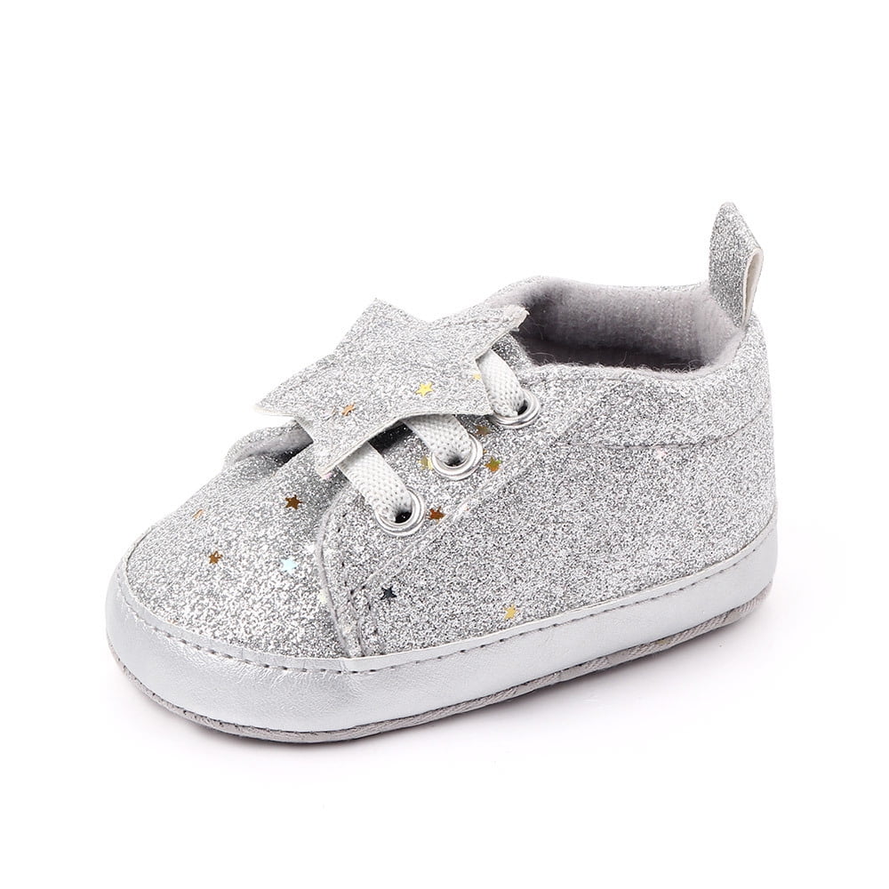 Grey 12cm Baby Low Tube Shoes Fashion Infant Baby Boys Soft Sole Anti-Slip Stripe Prewalker Low Tube Shoes